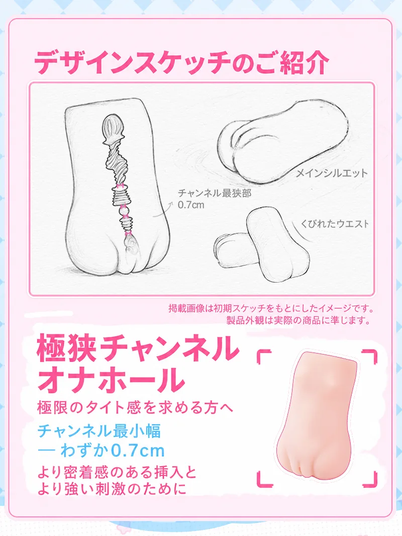 SHEJITOYS 0.7cm超狭口 メンズマスターベーター ポケットプッシー オナホール male adult toy product