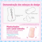 Ver Masturbador Masculino com Entrada Ultraestreita de 0,7 cm e Vagina Artificial, imagem 4