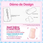 Voir Masturbateur Homme avec Entrée Ultra-Étroite de 0,7 cm et Vagin Artificiel, image 4