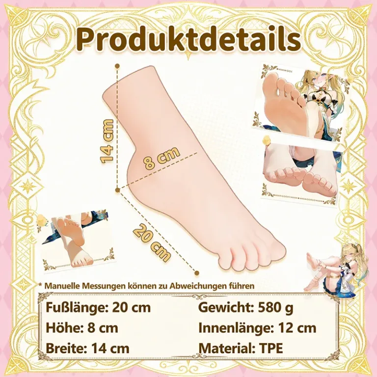 Realistischer Herren-Masturbator in Fußform, Pocket Pussy, künstliche Vagina und Onahole für Männer product image 4