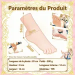 Voir Masturbateur masculin réaliste en forme de pied, vagin artificiel de poche, onahole et sextoy pour homme, image 5