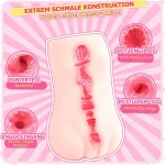 Männer-Masturbator mit 0,7 cm Ultraenger Öffnung und Künstlicher Vagina, Bild 6 anzeigen