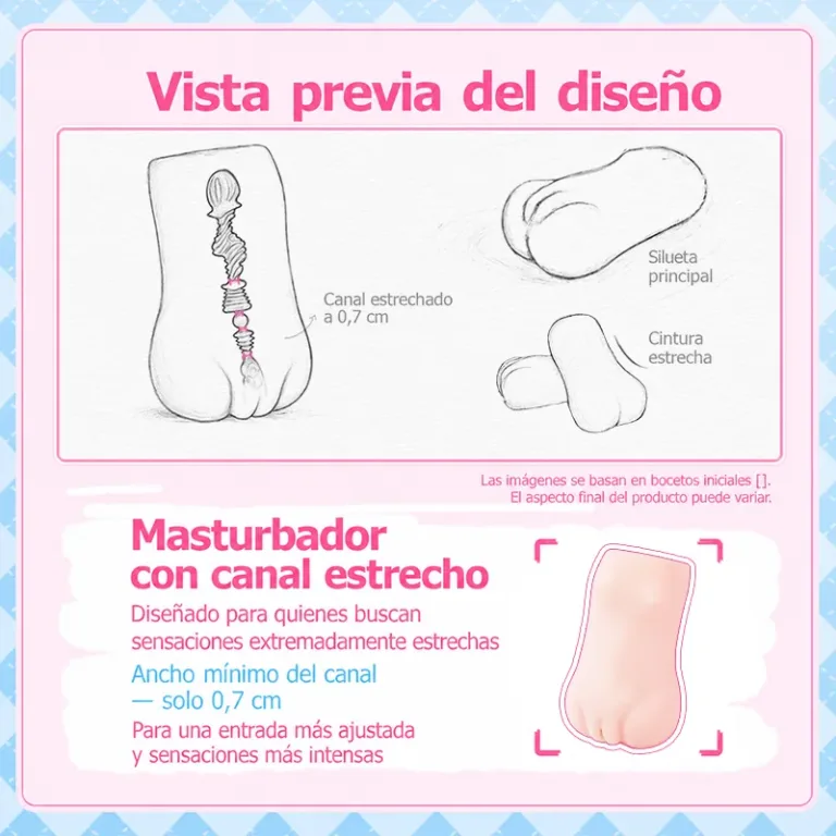 Masturbador Masculino con Entrada Ultraestrecha de 0.7 cm y Vagina Artificial para Hombres product image 3