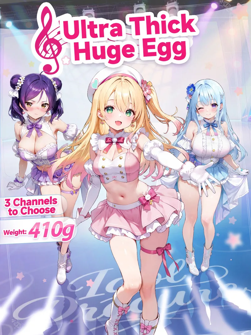 Sweet Egg Girl Onahole Male Masturbator Soft TPE Pocket Pussy with Three Textured Styles - detail image 01