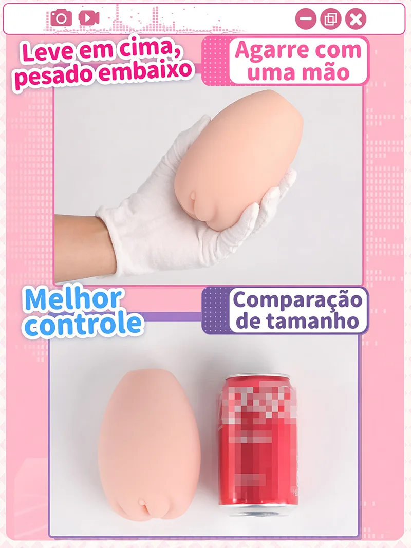 Sweet Egg Girl Masturbador Masculino Onahole em TPE Macio com Três Texturas - detail image 11