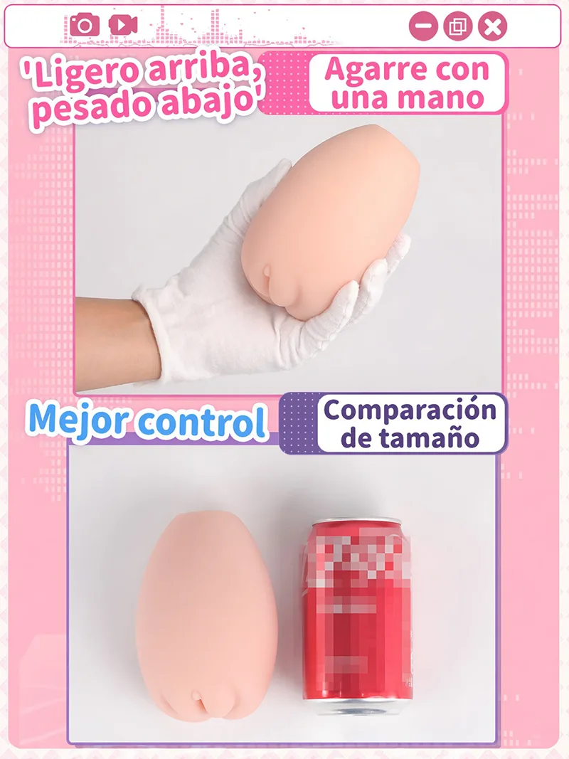 Sweet Egg Girl Masturbador Masculino Onahole de TPE Suave con Tres Estilos Texturizados - detail image 11