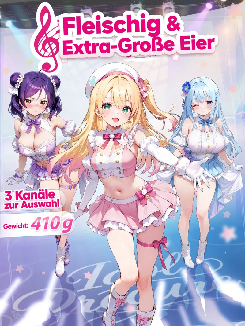 Sweet Egg Girl Männer Masturbator Onahole aus weichem TPE mit drei Texturen - detail image 01
