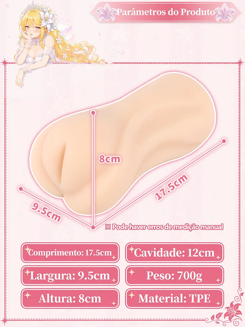 Masturbador masculino tema noiva com membrana de primeiro uso, vagina artificial em TPE macio e canal profundo texturizado - detail image 09