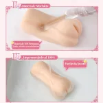Visualizza Masturbatore maschile tema sposa con membrana primo utilizzo, vagina artificiale in TPE morbido e canale profondo testurizzato, immagine 8
