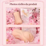 Voir Masturbateur masculin thème mariée avec membrane première utilisation, vagin artificiel TPE souple et canal texturé profond, image 11