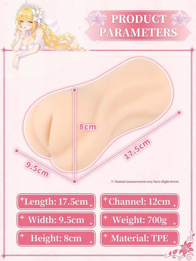 Bridal Theme Anime Onahole Male Masturbator Soft TPE Artificial Vagina Pocket Pussy with Deep Textured Channel - detail image 09