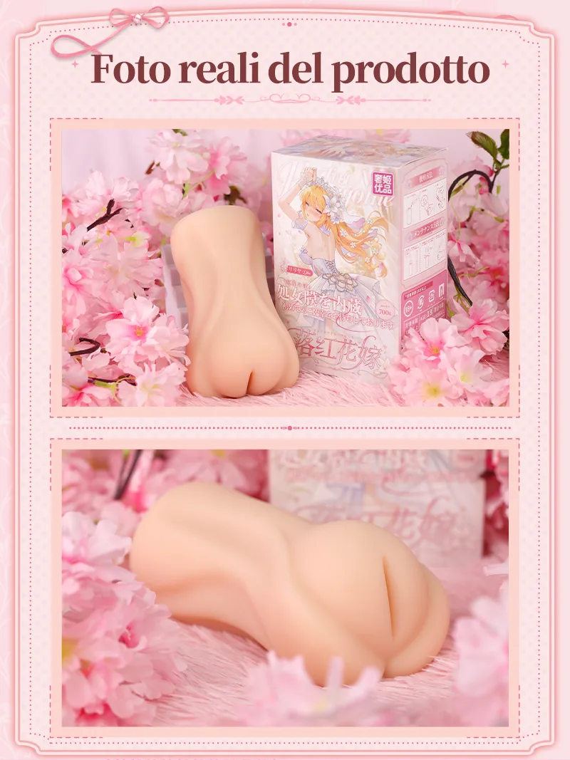 Masturbatore maschile tema sposa con membrana primo utilizzo, vagina artificiale in TPE morbido e canale profondo testurizzato - detail image 10