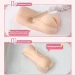 Voir Masturbateur masculin thème mariée avec membrane première utilisation, vagin artificiel TPE souple et canal texturé profond, image 8