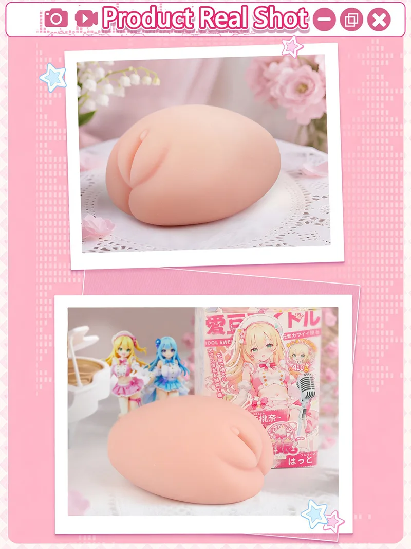 Sweet Egg Girl Onahole Male Masturbator Soft TPE Pocket Pussy with Three Textured Styles - detail image 13