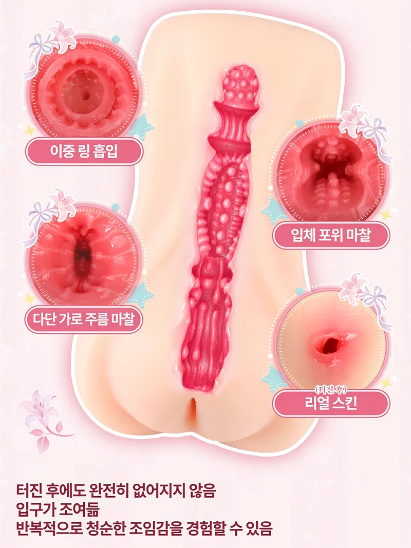 첫 사용 멤브레인 신부 테마 남성용 자위기구 부드러운 TPE 인공질 오나홀 깊은 텍스처 채널 - detail image 04