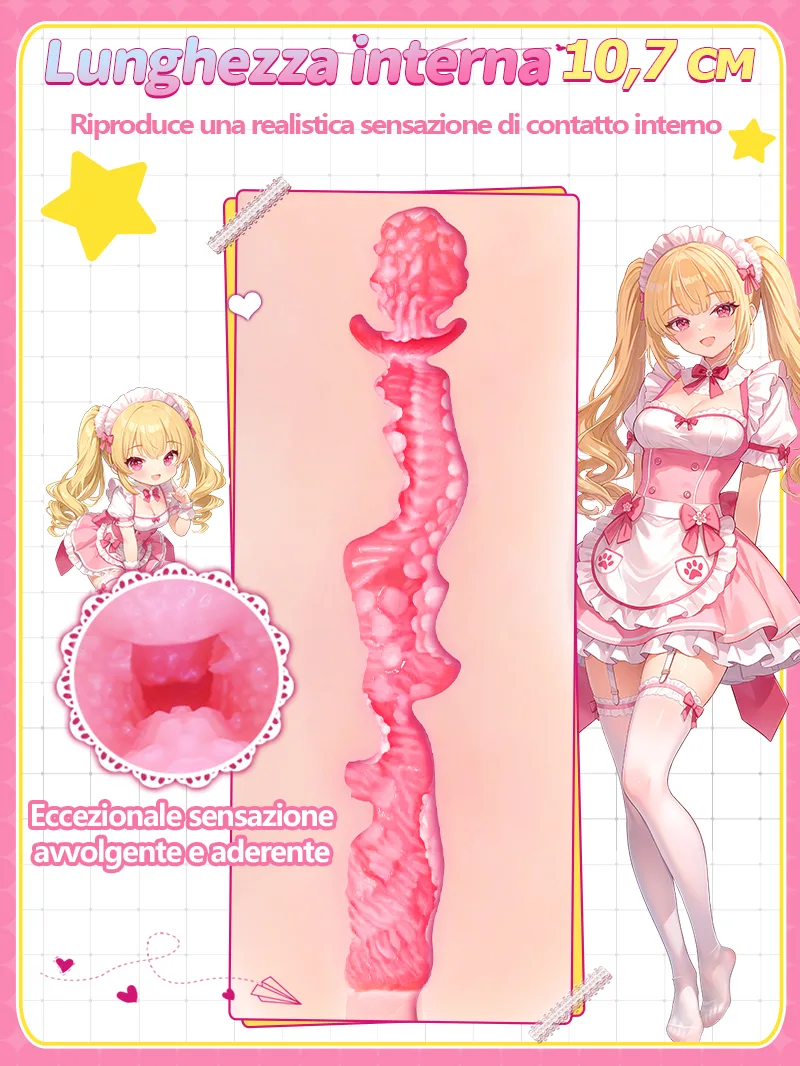 Masturbatore Uomo Anime Forma Sedere TPE Morbido Vagina Artificiale Onahole Canale a 3 Zone - detail image 03