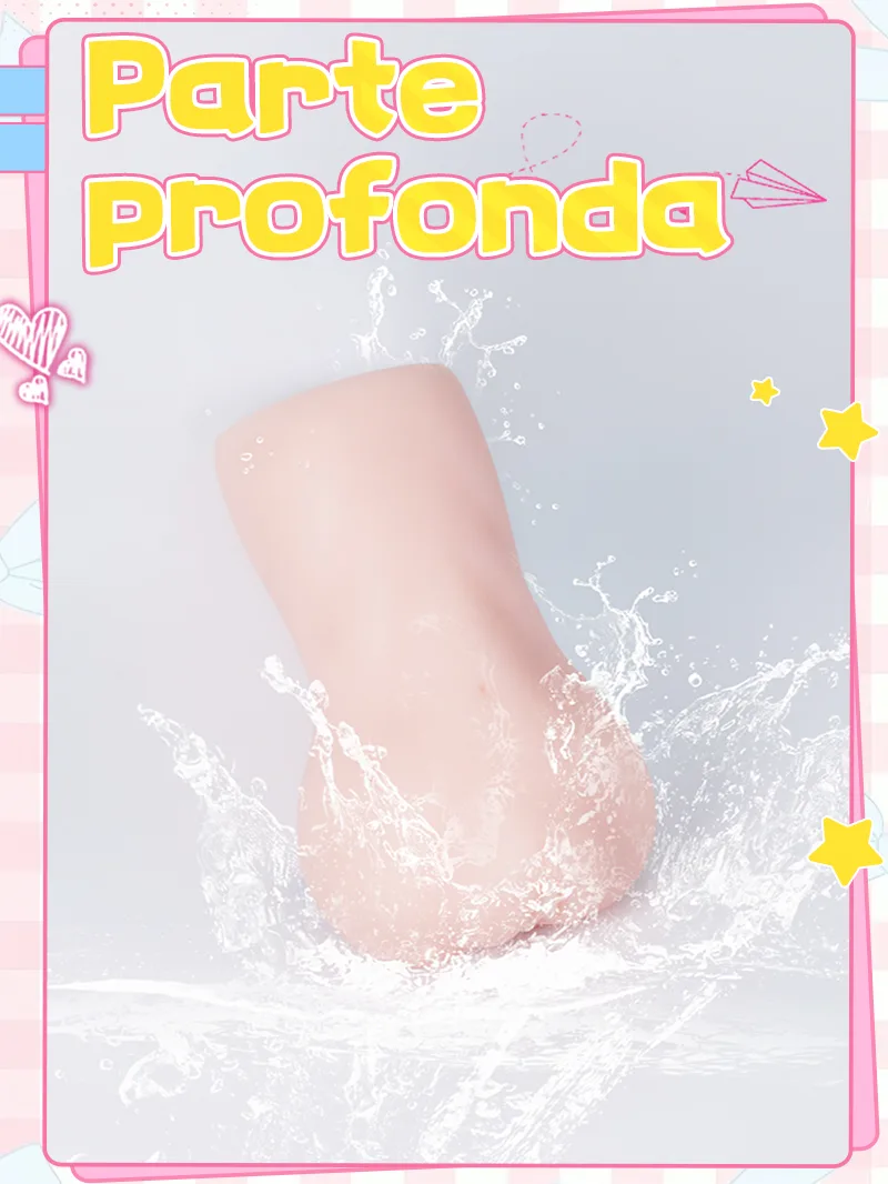Masturbatore Uomo Anime Forma Sedere TPE Morbido Vagina Artificiale Onahole Canale a 3 Zone - detail image 06