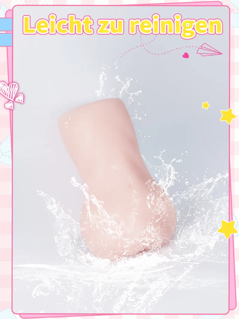 Anime Po Form Männer Masturbator Weiches TPE Künstliche Vagina Onahole mit 3-Zonen Strukturkanal - detail image 06