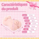 Voir Catgirl Deux Orifices Masturbateur Homme TPE Doux Vagin Artificiel Anal Onahole Double Canal, image 11