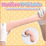 Voir Catgirl Deux Orifices Masturbateur Homme TPE Doux Vagin Artificiel Anal Onahole Double Canal, image 8