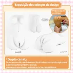 Ver Catgirl Dois Orifícios Masturbador Masculino TPE Macio Vagina Artificial Anal Onahole Duplo, imagem 5
