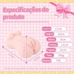 Ver Catgirl Dois Orifícios Masturbador Masculino TPE Macio Vagina Artificial Anal Onahole Duplo, imagem 11