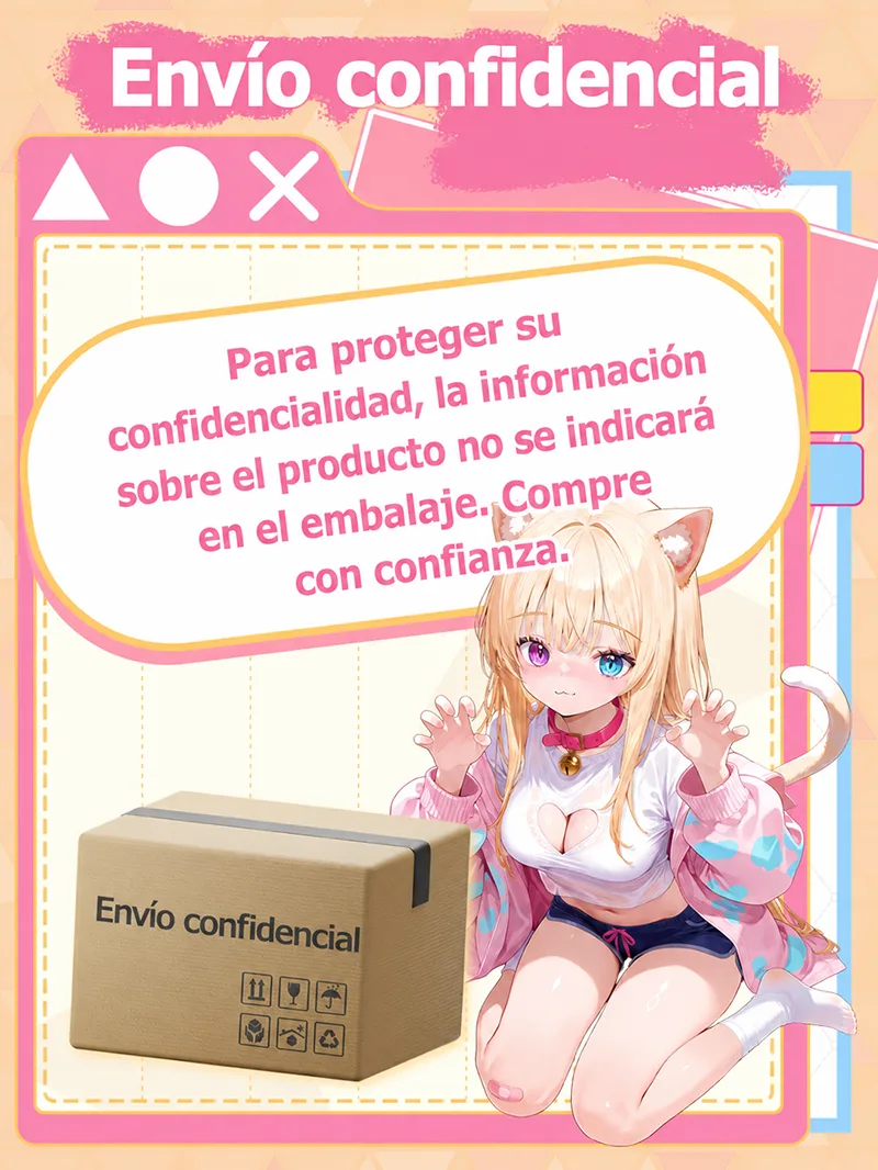 Catgirl Doble Orificio Masturbador Masculino TPE Suave Vagina Artificial Anal Onahole Dos Canales - detail image 11