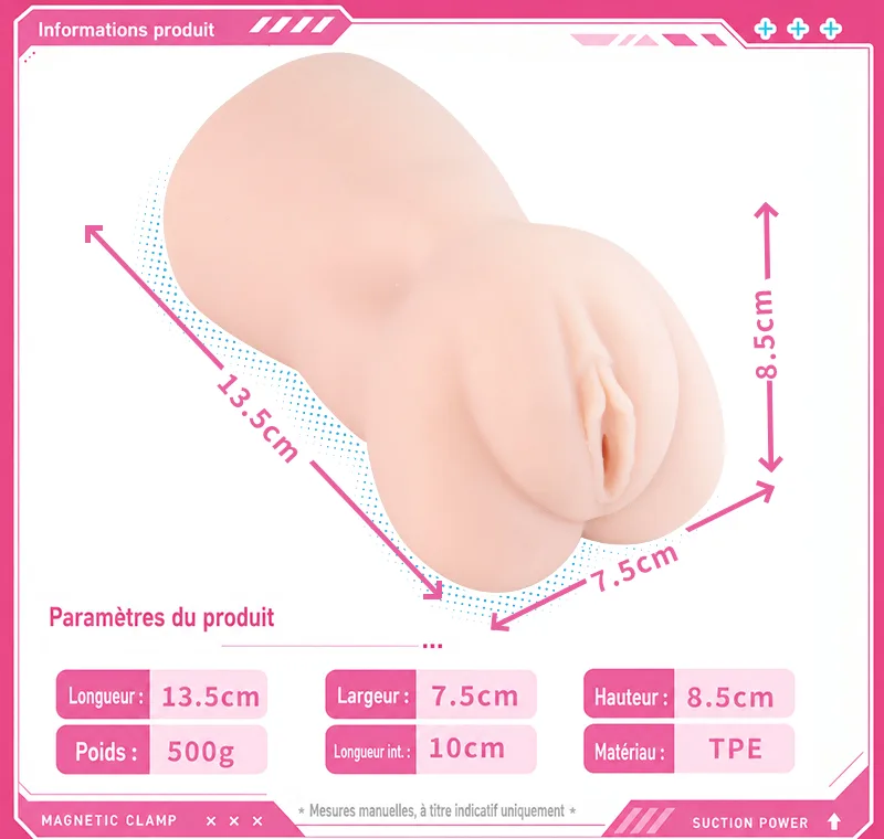 Magnetic Ghost Masturbateur Homme Anime TPE Doux Vagin Artificiel Onahole Canal Magnétique - detail image 07
