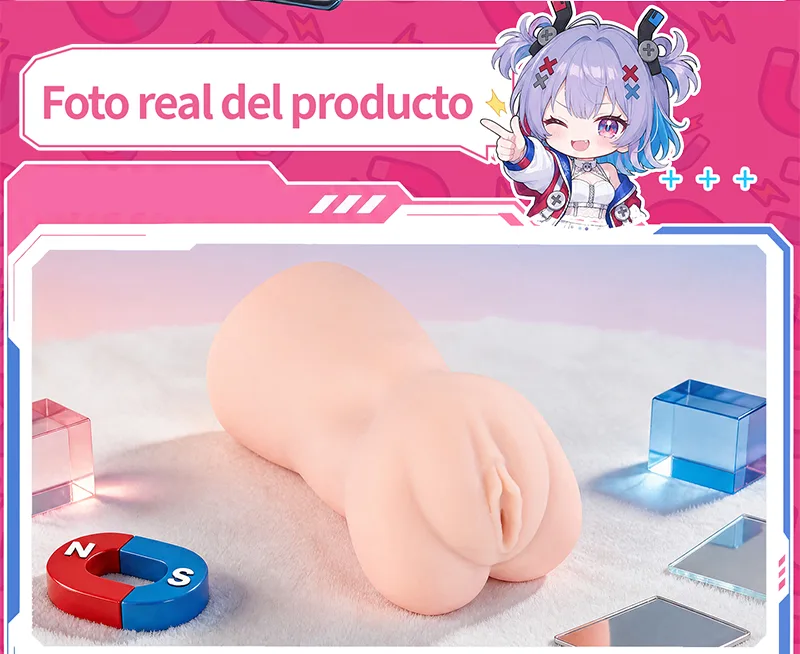 Magnetic Ghost Masturbador Masculino Anime TPE Suave Vagina Artificial Onahole Canal con Pinza Magnética - detail image 10