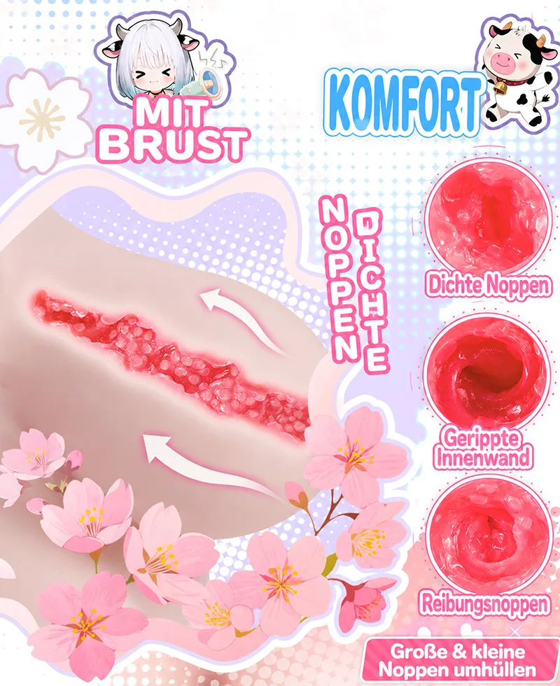 Große Busty Cowgirl Torso Sexpuppe Männer Masturbator TPE 4 Loch Onahole Künstliche Vagina - detail image 05