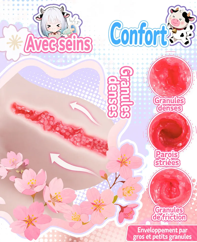 Poupée Torse Cowgirl Plantureuse Masturbateur Homme TPE 4 Orifices Onahole Vagin Artificiel Grande Taille - detail image 05