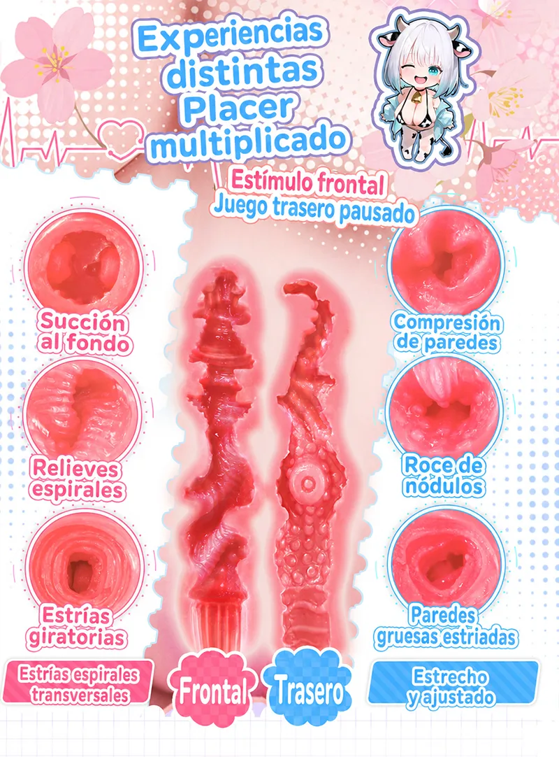 Boneca Torso Cowgirl Curvilínea Masturbador Masculino TPE 4 Orifícios Onahole Vagina Artificial Grande - detail image 06