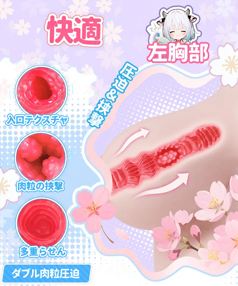 豊乳カウガール トルソー 男性用マスターベーター TPE 4ホール オナホール 大型人工膣 - detail image 04