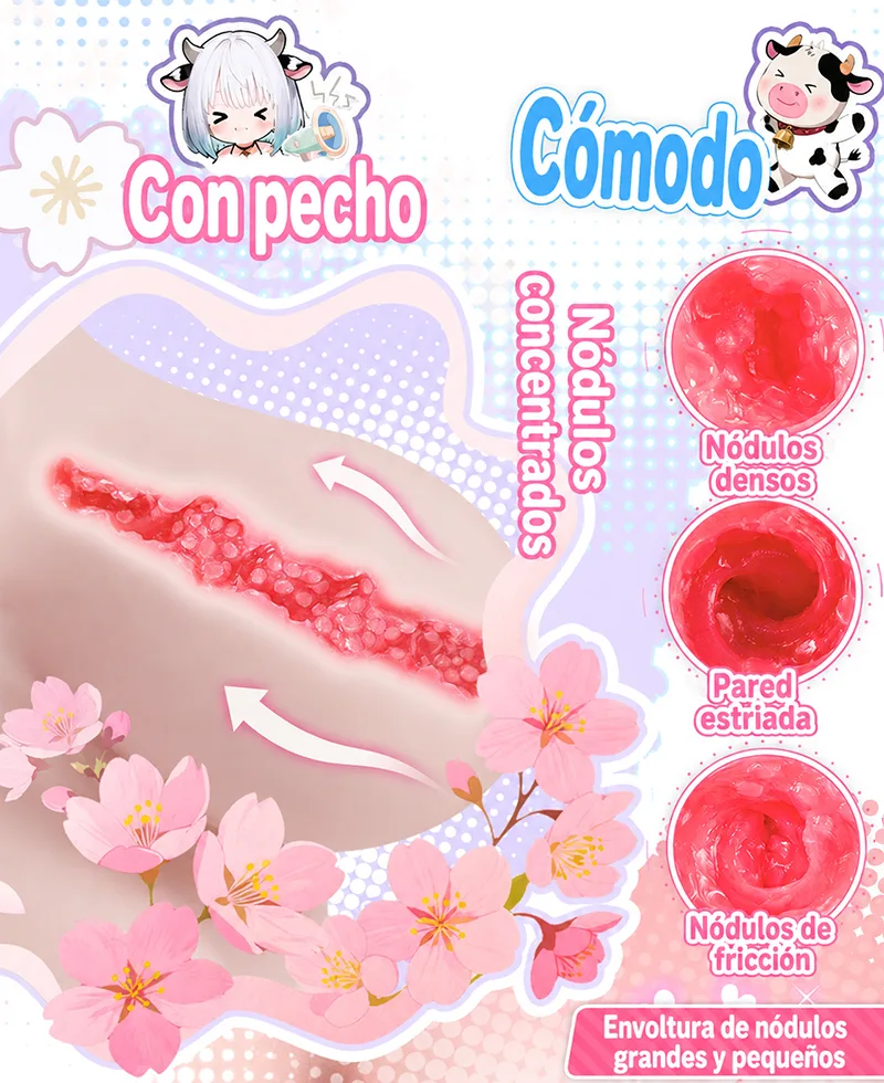 Muñeca Sexual Torso Cowgirl Pechos Grandes Masturbador Masculino TPE 4 Orificios Onahole Vagina Artificial - detail image 05