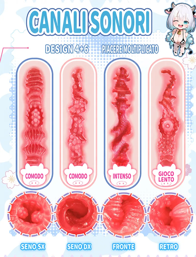Bambola Torso Cowgirl Formosa Masturbatore Uomo TPE 4 Fori Onahole Vagina Artificiale Grande - detail image 03