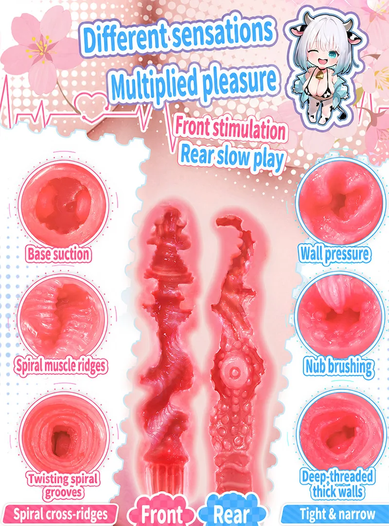 Busty Cowgirl Torso Sex Doll Male Masturbator TPE 4-Hole Onahole Artificial Vagina Large Body - detail image 06