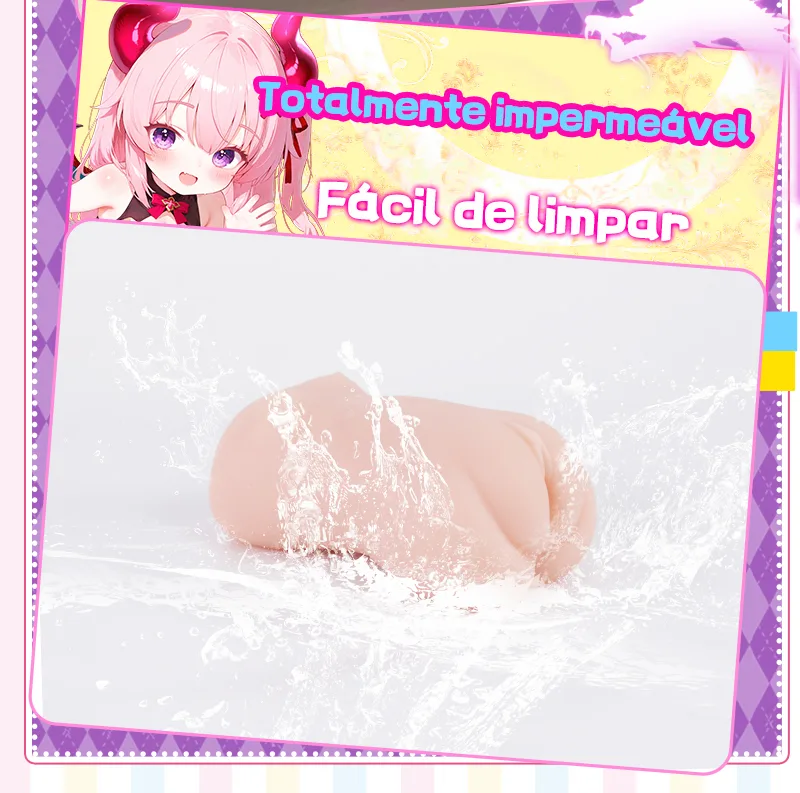Twin-Womb Dragon Girl Masturbador Masculino Canal Duplo TPE Macio Vagina Artificial Onahole 90 mm 125 mm - detail image 08