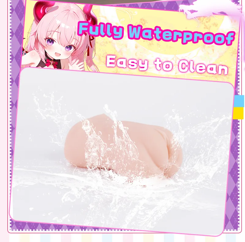 Twin-Womb Dragon Girl Dual Channel Male Masturbator Soft TPE Pocket Pussy Onahole 90 mm 125 mm - detail image 08